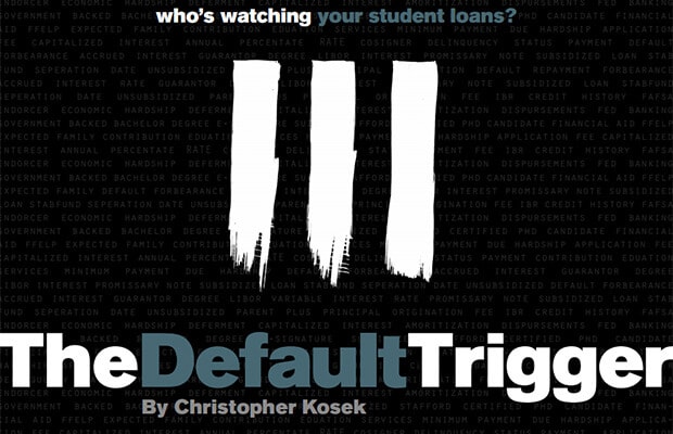 A page from Christopher Kosek's free graphic novel about debt, The Default Trigger.