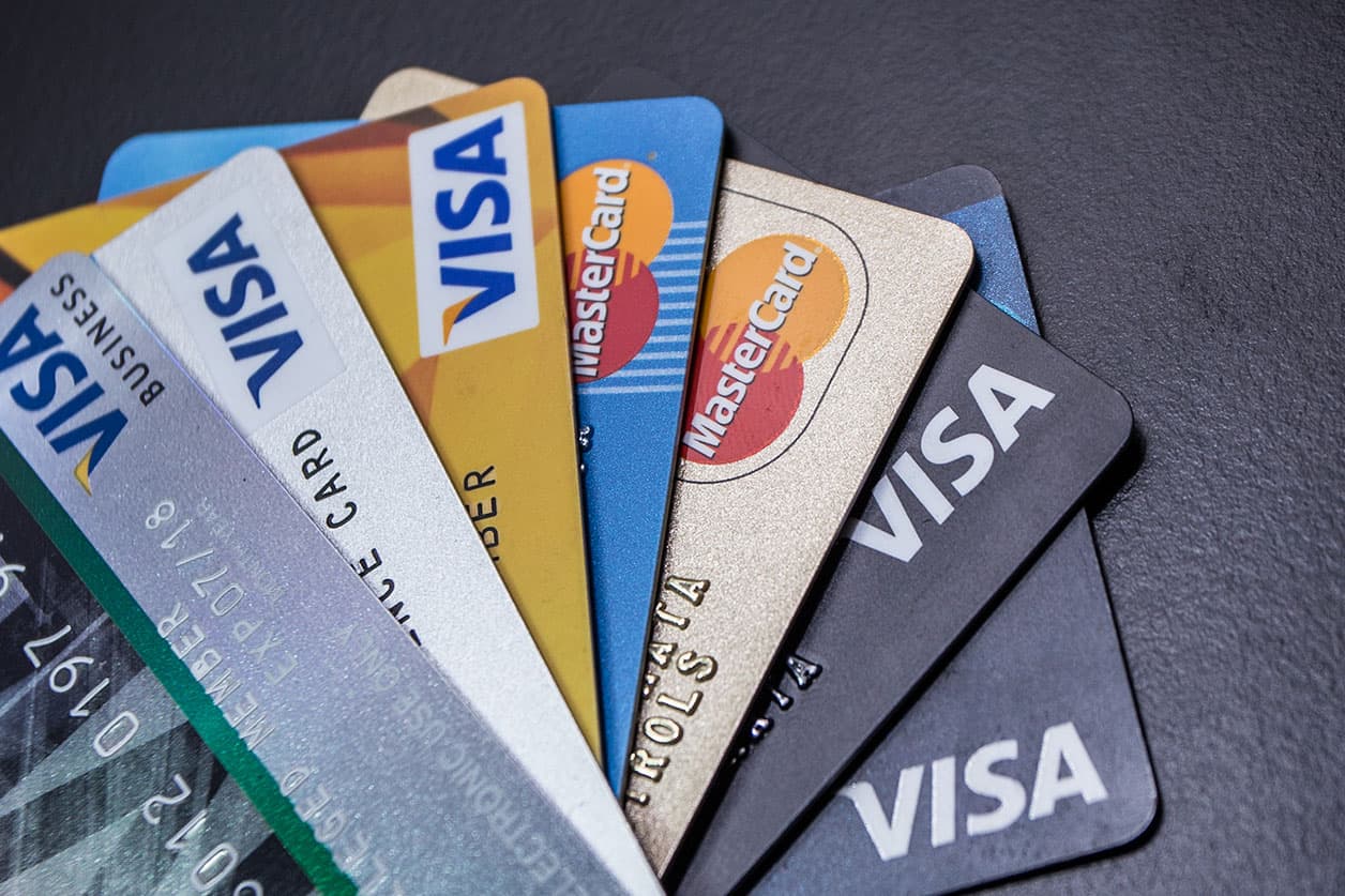 Credit Card Visa Master Card Background