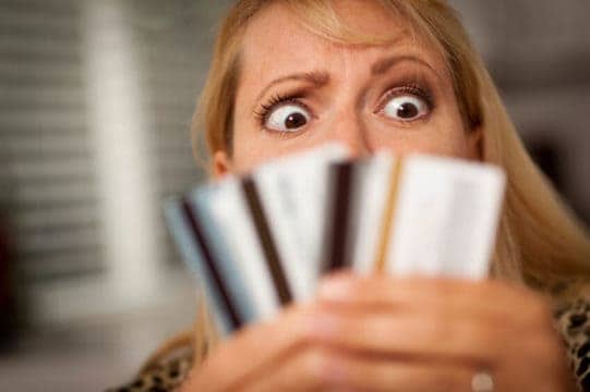 credit card debt free