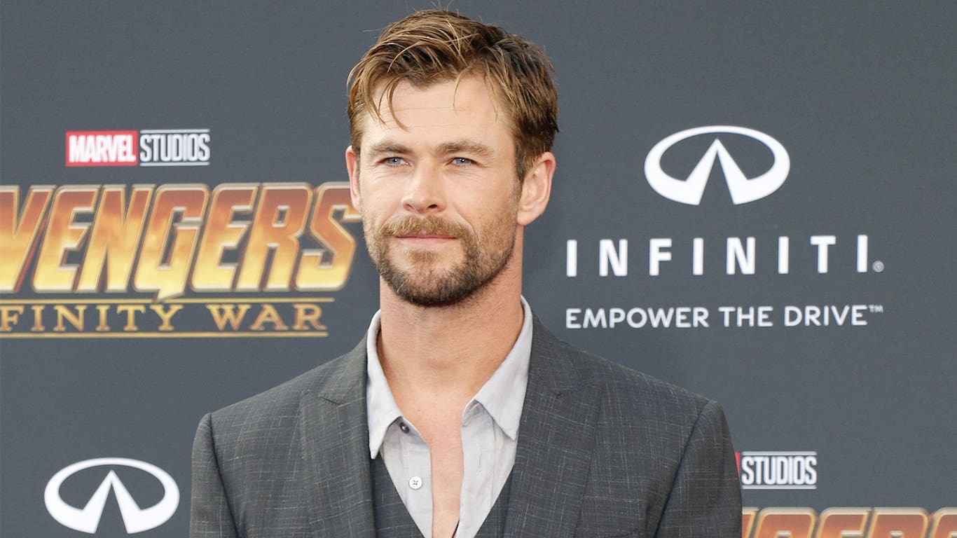 Chris Hemsworth at the premiere of Disney and Marvel's 'Avengers: Infinity War' held at the El Capitan Theatre