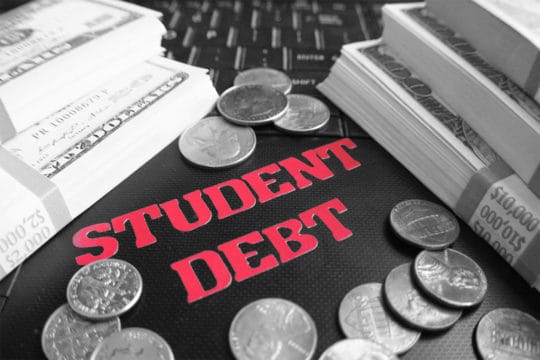 Student Debt Black & White