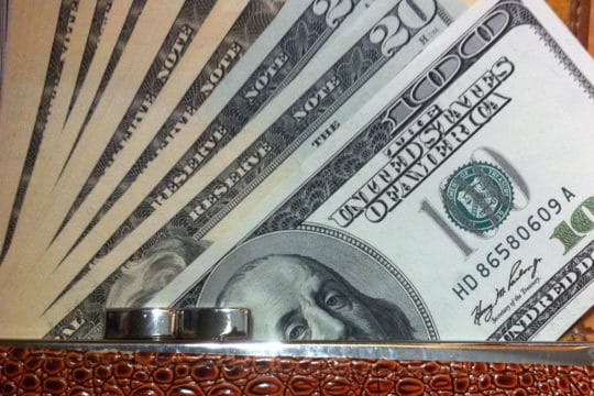 Money in wallet