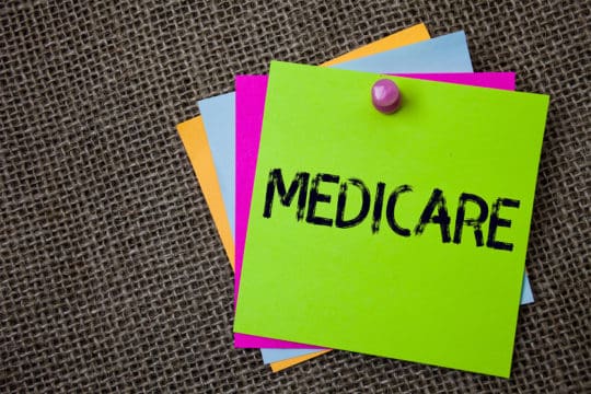 Handwriting text writing Medicare
