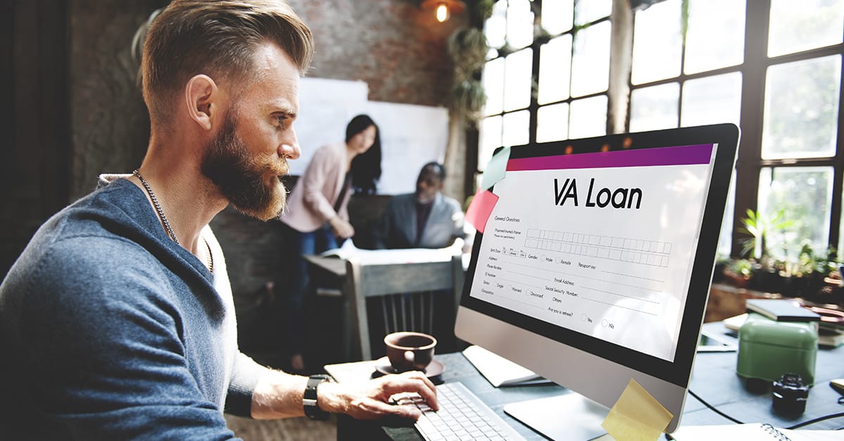 VA Loan Veterans Affair Concept