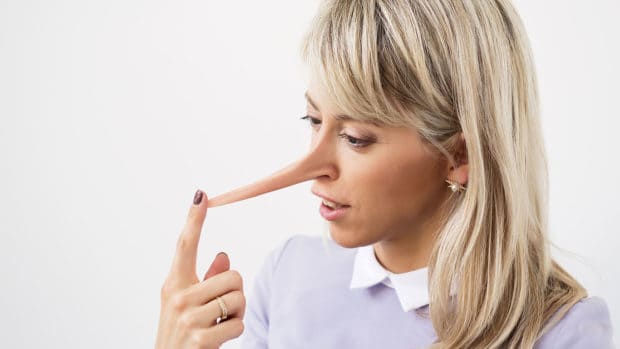 Liar nose
