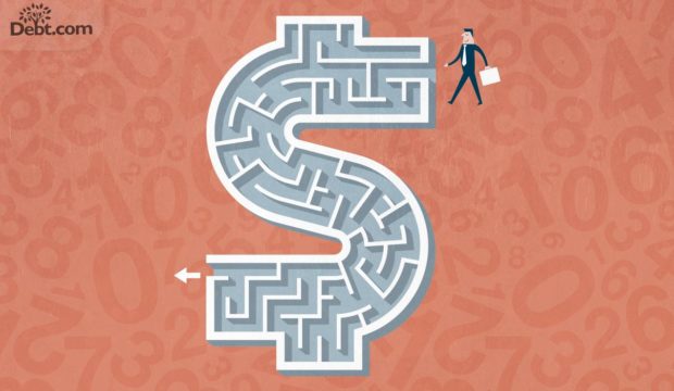 Dollar sign maze. Getting through Bankruptcy