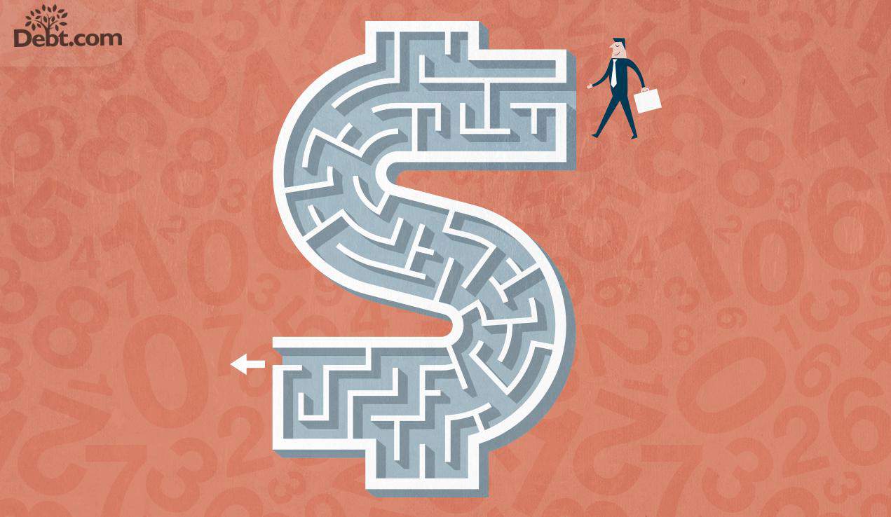 Dollar sign maze. Getting through Bankruptcy