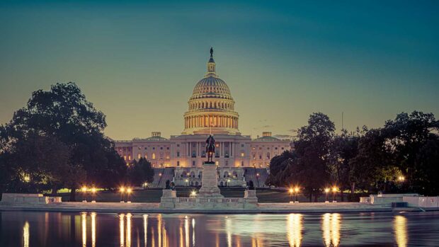 Capitol of the United States with the capitol
