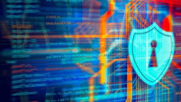 Protection network security and safe your data from ransomware concept.