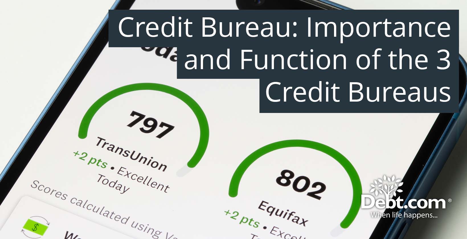 Who are the three credit bureaus and what is their importance?